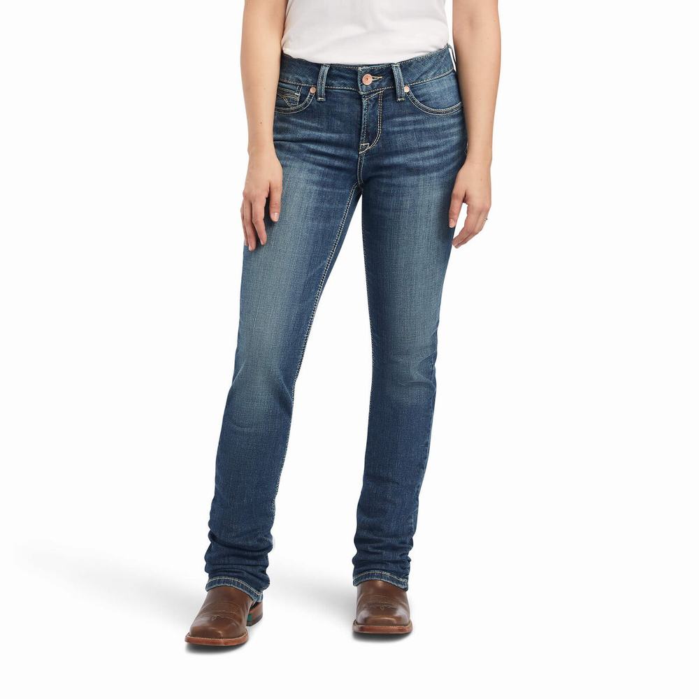 Jeans Straight Ariat R.E.A.L. Perfect Rise Daphne Donna Colorate | IT784YAOE