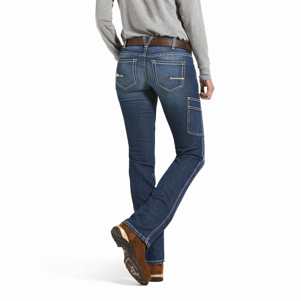 Jeans Straight Ariat Rebar DuraStretch Riveter Leg Donna Colorate | IT431VJIH