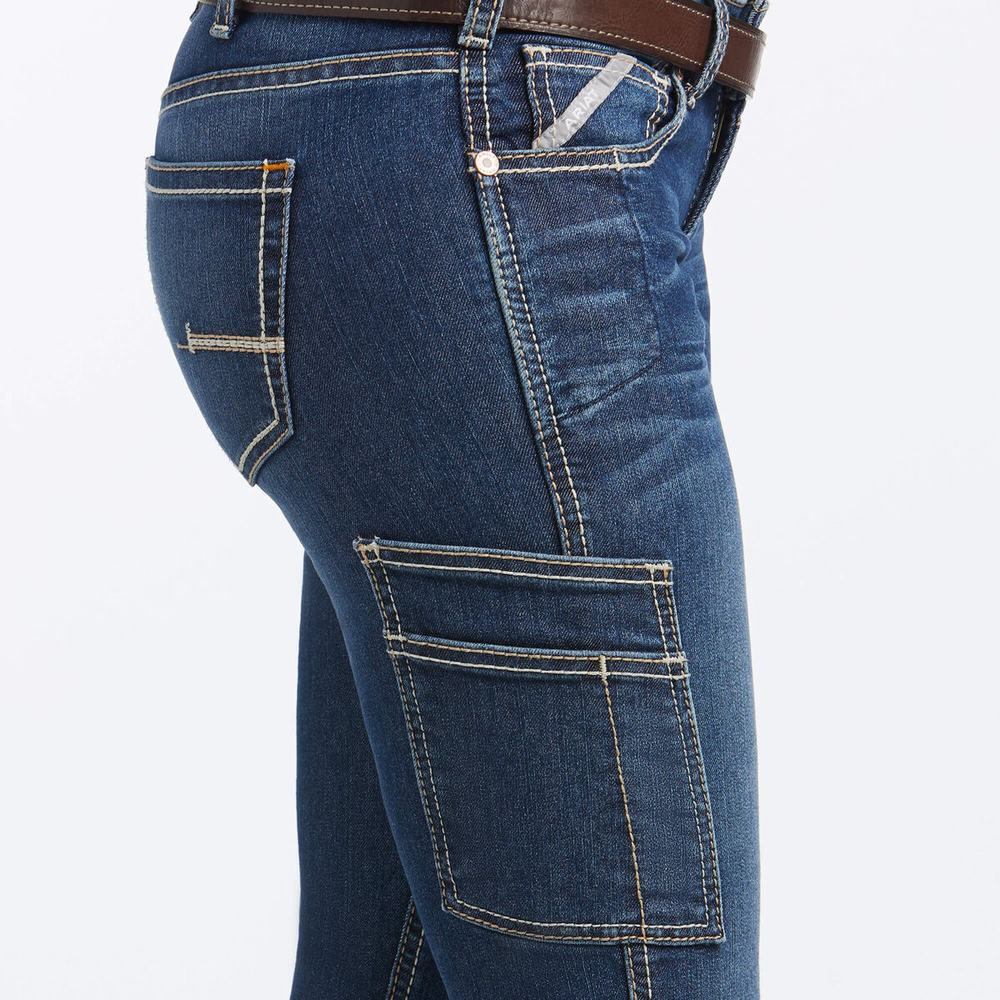 Jeans Straight Ariat Rebar DuraStretch Riveter Leg Donna Colorate | IT431VJIH