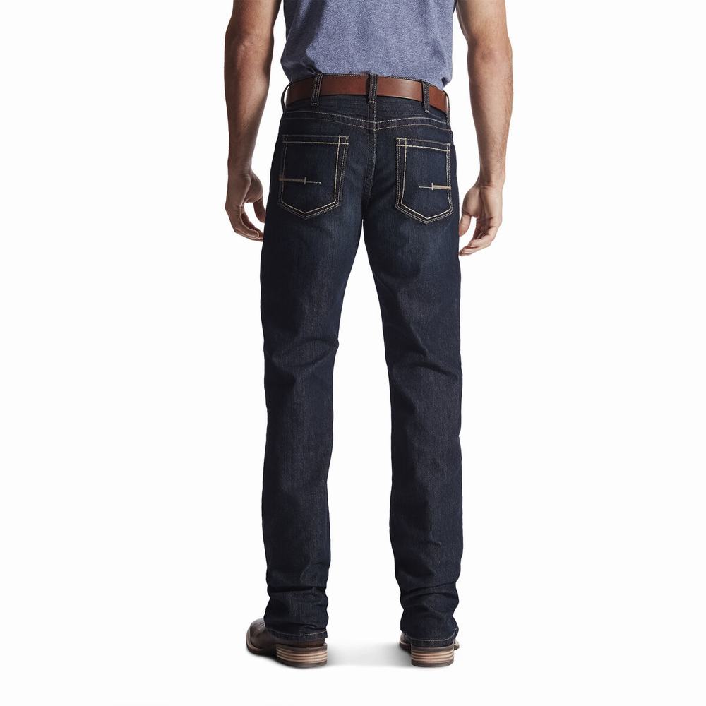 Jeans Straight Ariat Rebar M4 Relaxed DuraStretch Edge Cut Uomo Colorate | IT052ZVJQ