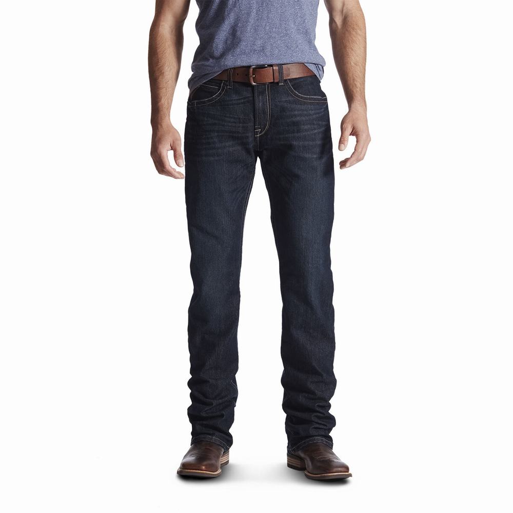 Jeans Straight Ariat Rebar M4 Relaxed DuraStretch Edge Cut Uomo Colorate | IT052ZVJQ