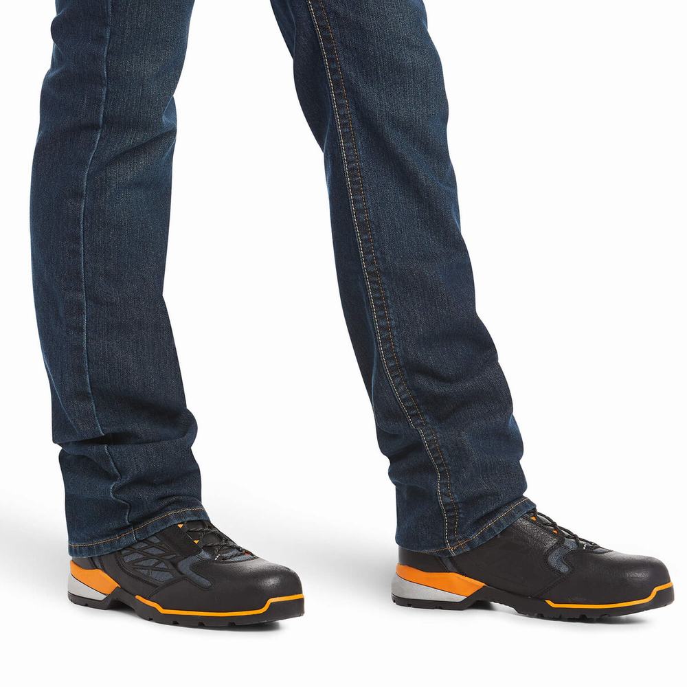 Jeans Straight Ariat Rebar M7 DuraStretch Edge Uomo Colorate | IT375FOJV