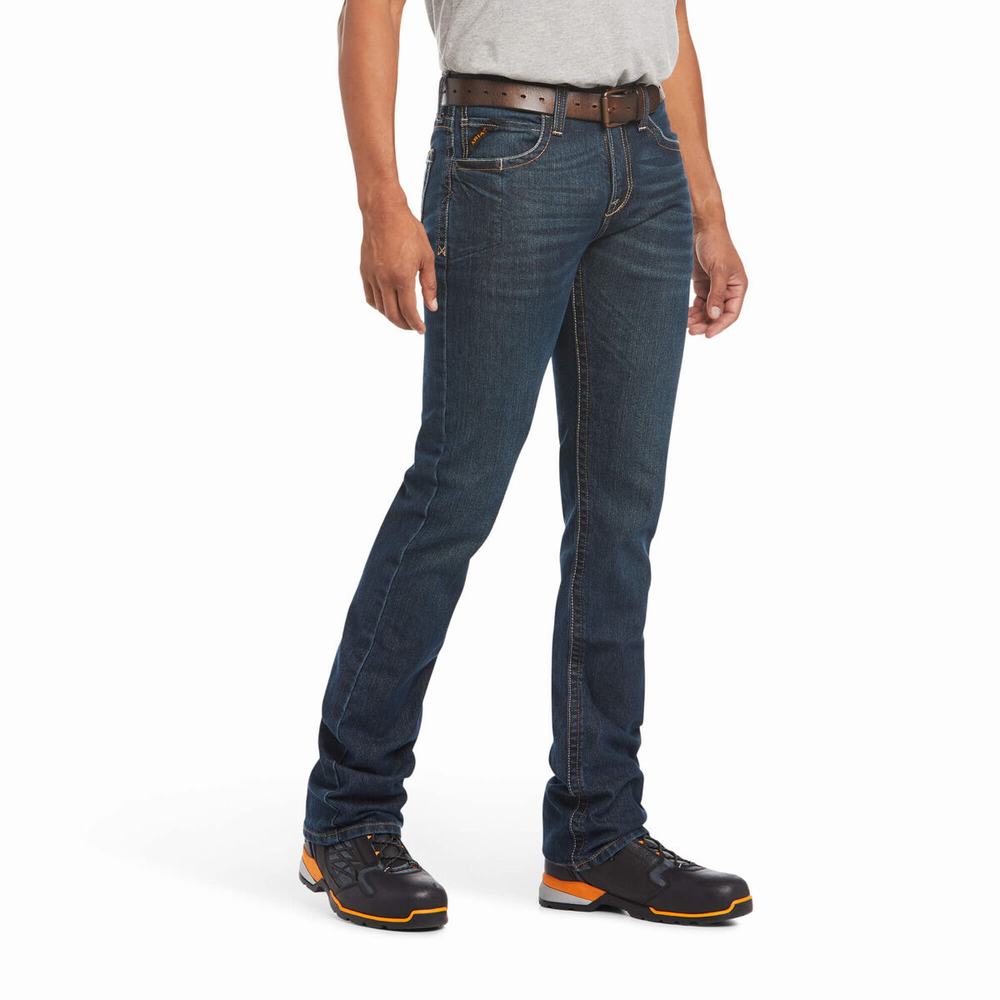 Jeans Straight Ariat Rebar M7 DuraStretch Edge Uomo Colorate | IT375FOJV