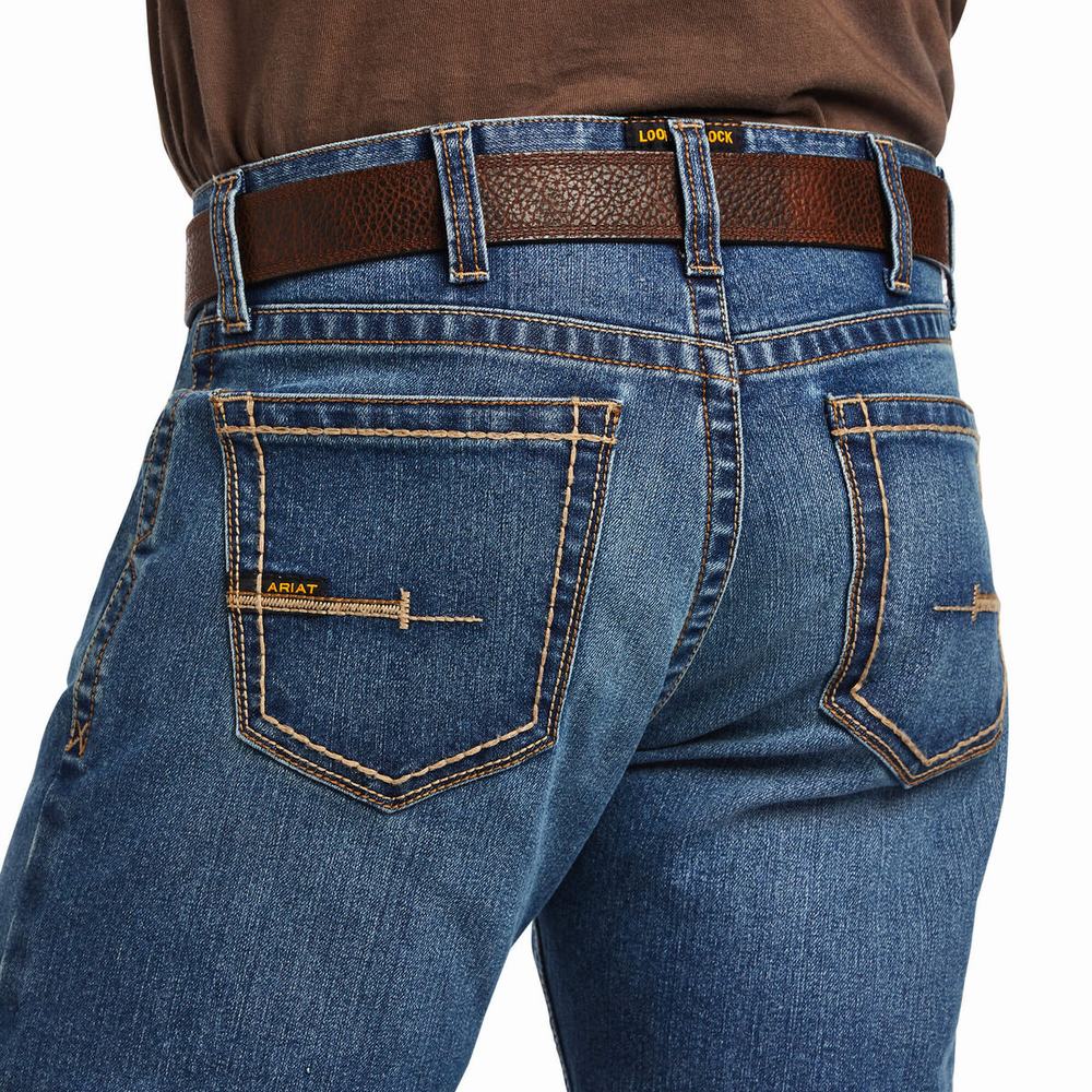 Jeans Straight Ariat Rebar M7 DuraStretch Edge Uomo Colorate | IT821NIMH