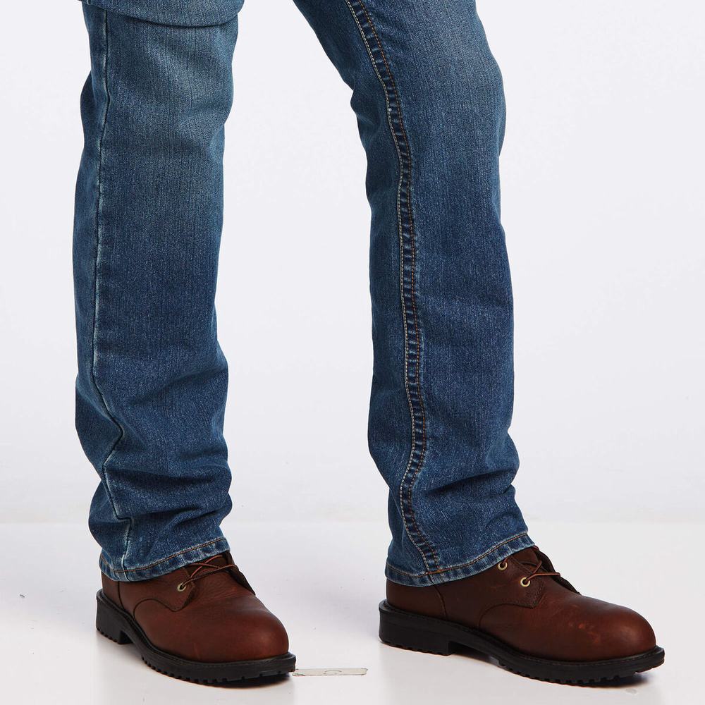 Jeans Straight Ariat Rebar M7 DuraStretch Edge Uomo Colorate | IT821NIMH