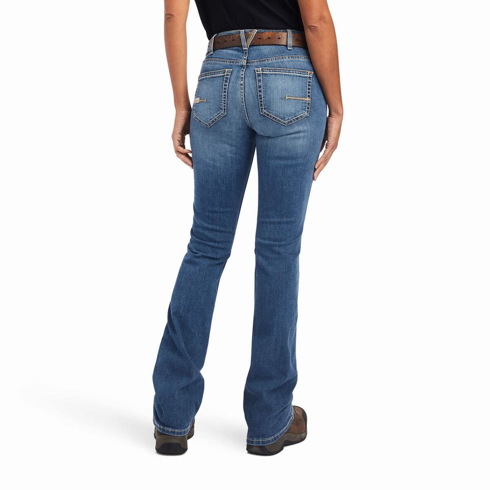 Jeans Straight Ariat Rebar Riveter Cut Donna Colorate | IT406PFRW