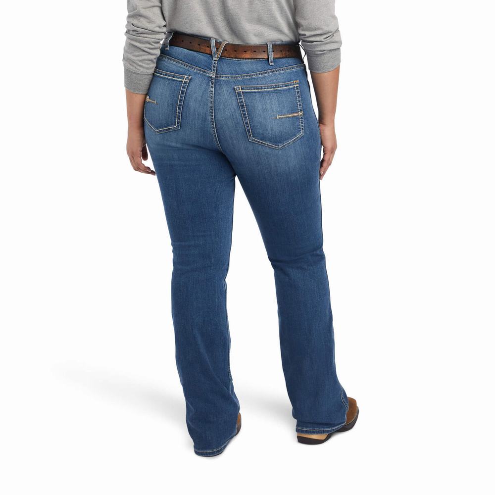 Jeans Straight Ariat Rebar Riveter Cut Donna Colorate | IT406PFRW