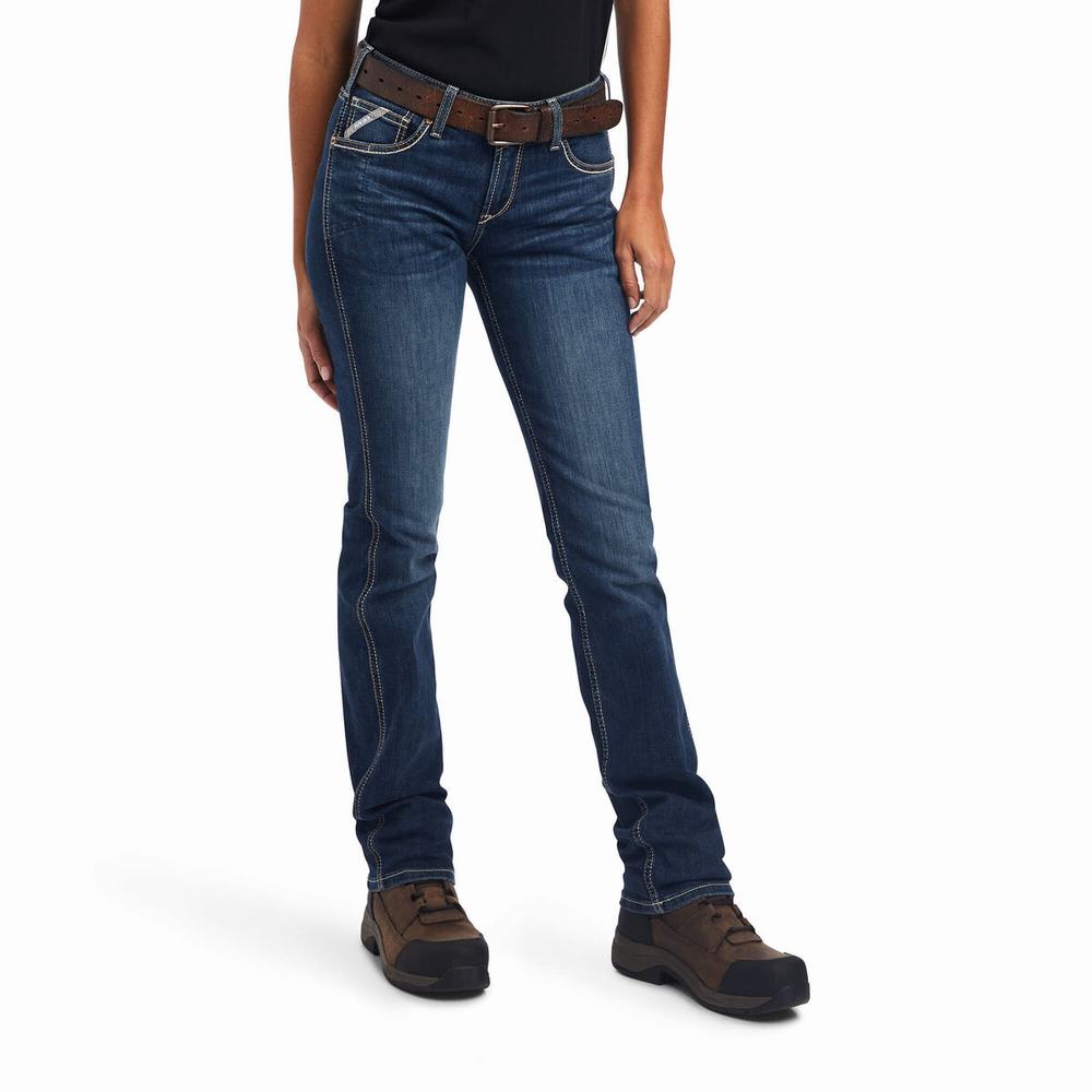 Jeans Straight Ariat Rebar Riveter Donna Colorate | IT980FRPY