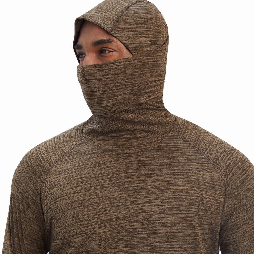 Magliette Polo Ariat Rebar Gridwork Balaclava Uomo Colorate | IT350KDCY