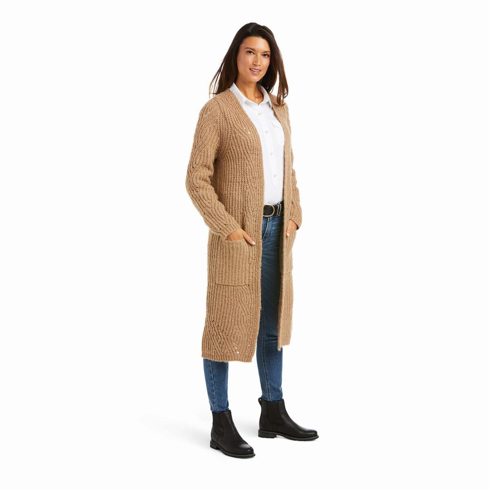 Maglioni Ariat Miramar Donna Beige | IT621GQSA