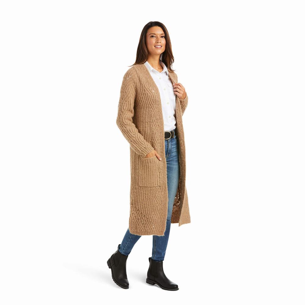 Maglioni Ariat Miramar Donna Beige | IT621GQSA