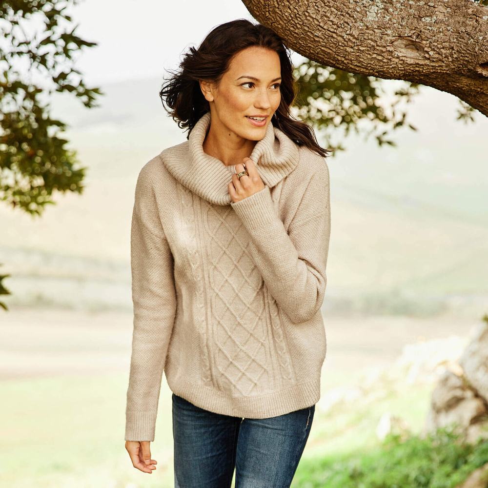 Maglioni Ariat Montara Donna Beige | IT271FZXU