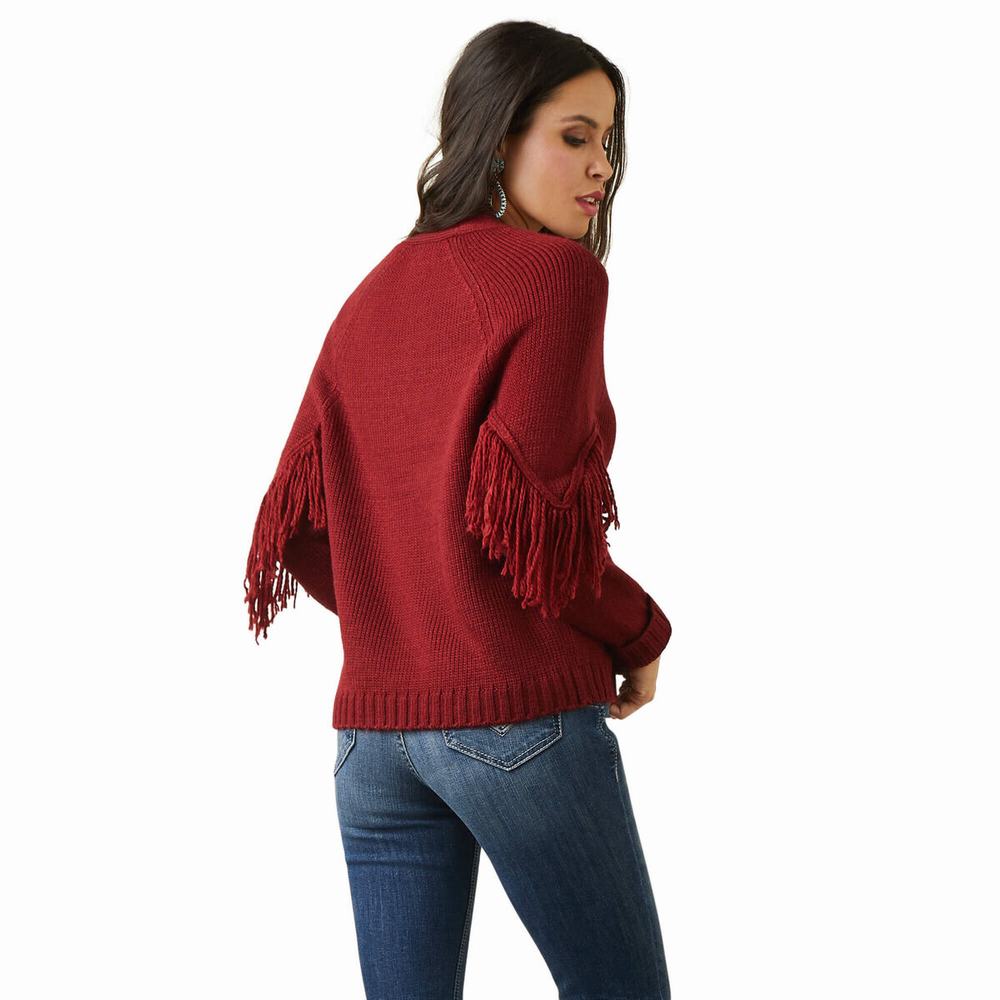 Maglioni Ariat Red Rock Donna Rosse | IT507QTER