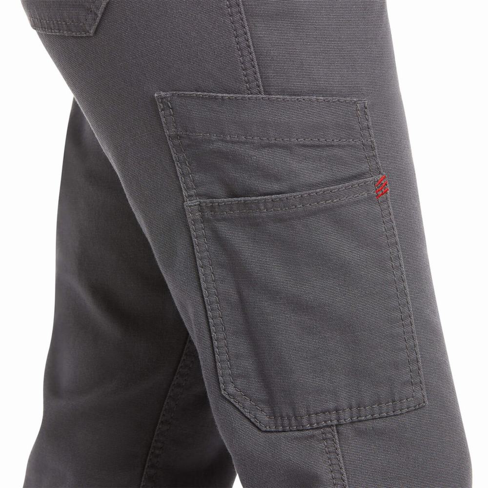 Pantaloncini Ariat FR Stretch DuraLight Tela Donna Grigie | IT618PATB