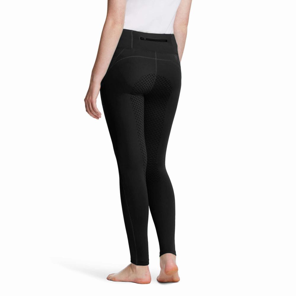 Pantaloni Ariat Attain Full Seat Grip Donna Nere | IT948VRKT