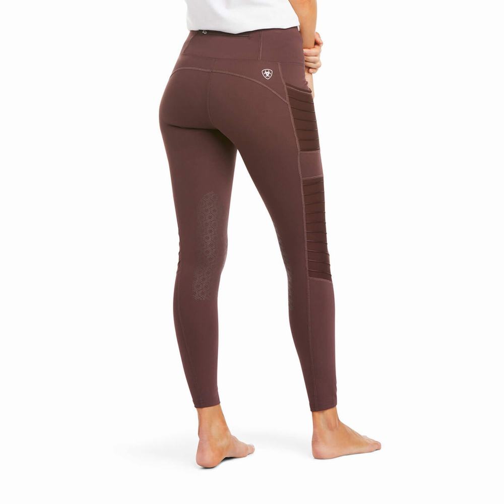 Pantaloni Ariat Eos Moto Knee Patch Donna Bianche | IT704DXZF