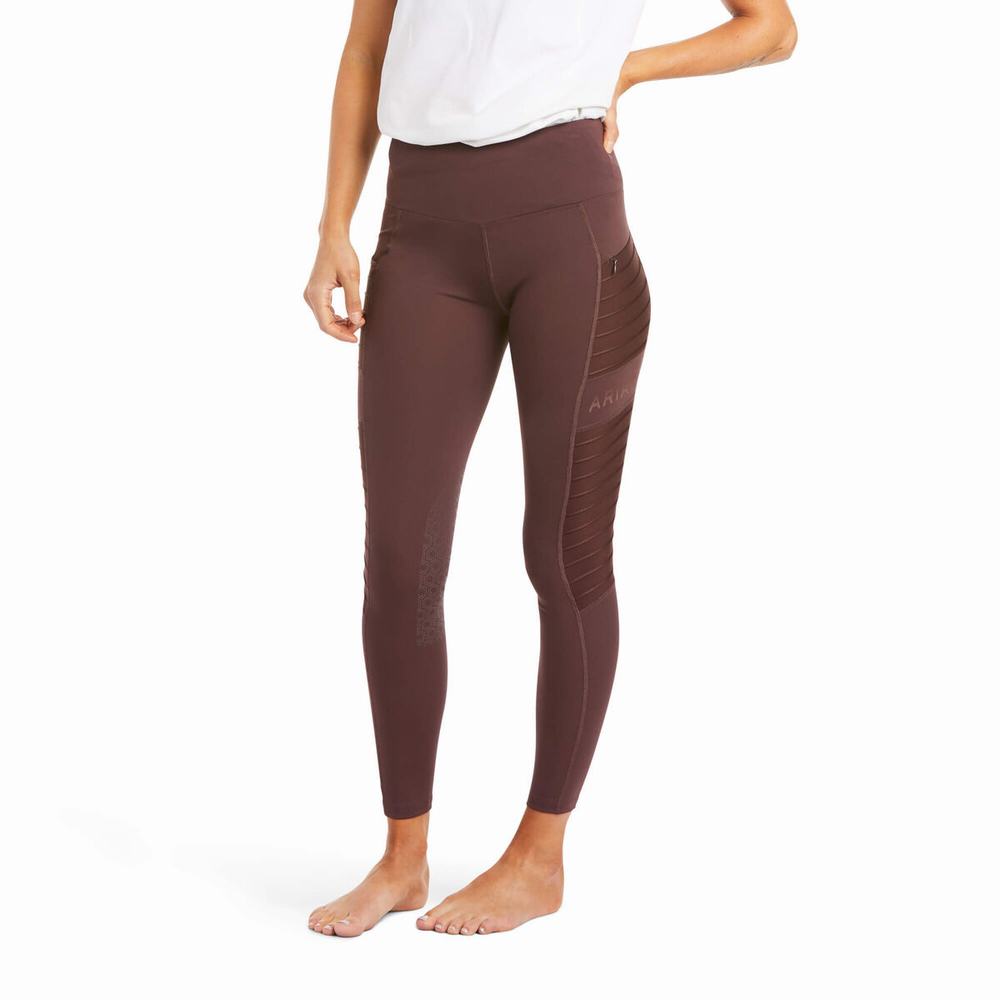 Pantaloni Ariat Eos Moto Knee Patch Donna Bianche | IT704DXZF