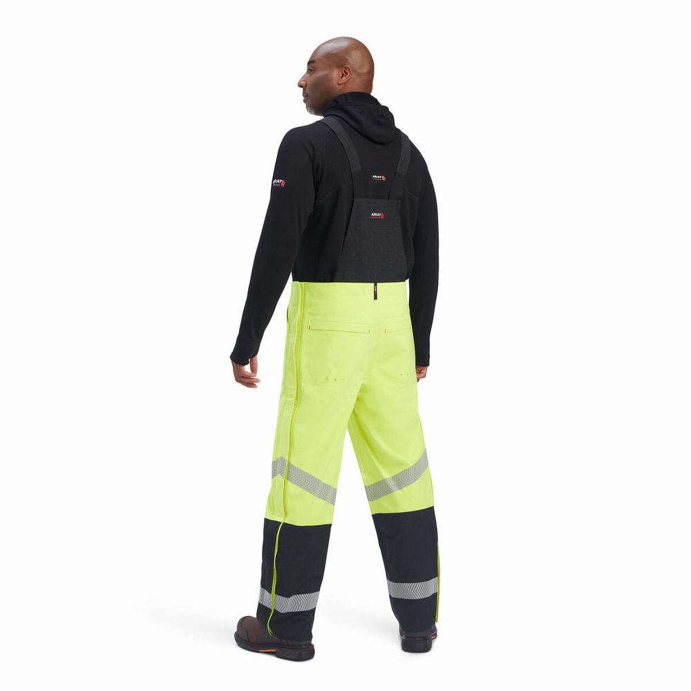 Pantaloni Ariat FR Hi-Vis Impermeabili Uomo Gialle | IT481DTMP