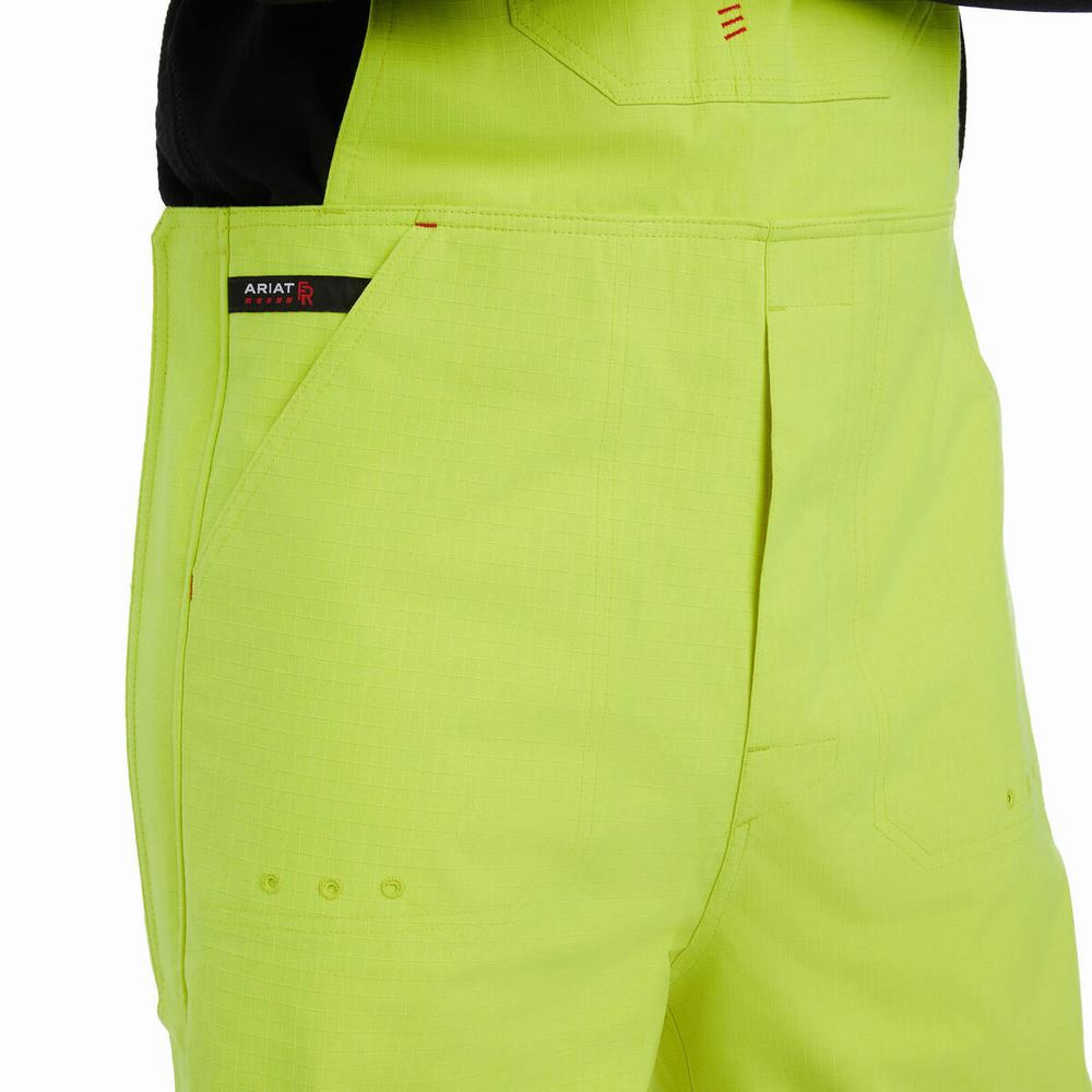 Pantaloni Ariat FR Hi-Vis Impermeabili Uomo Gialle | IT481DTMP