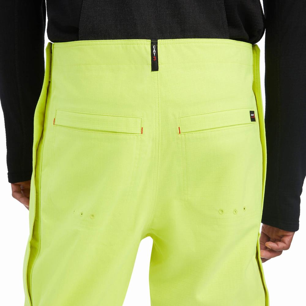 Pantaloni Ariat FR Hi-Vis Impermeabili Uomo Gialle | IT481DTMP