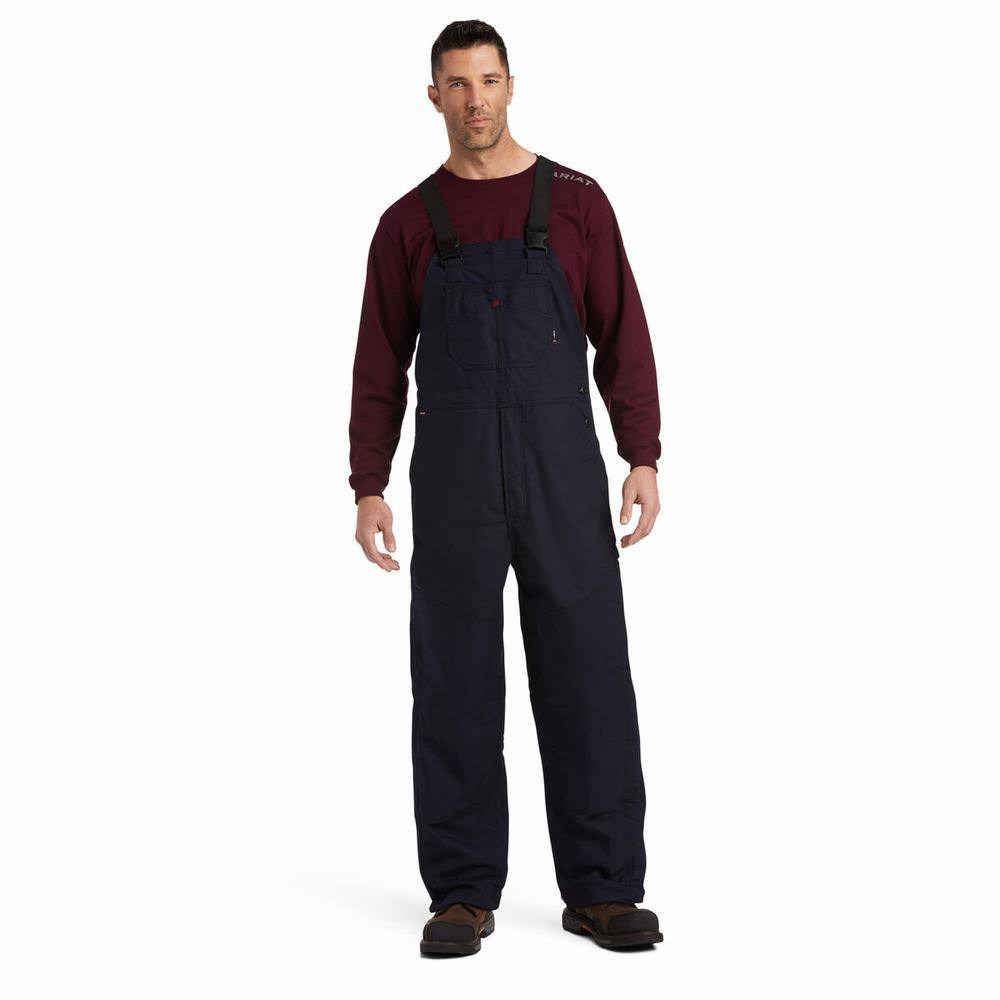 Pantaloni Ariat FR Insulated Overall 2.0 Uomo Blu Marino | IT635KXAL