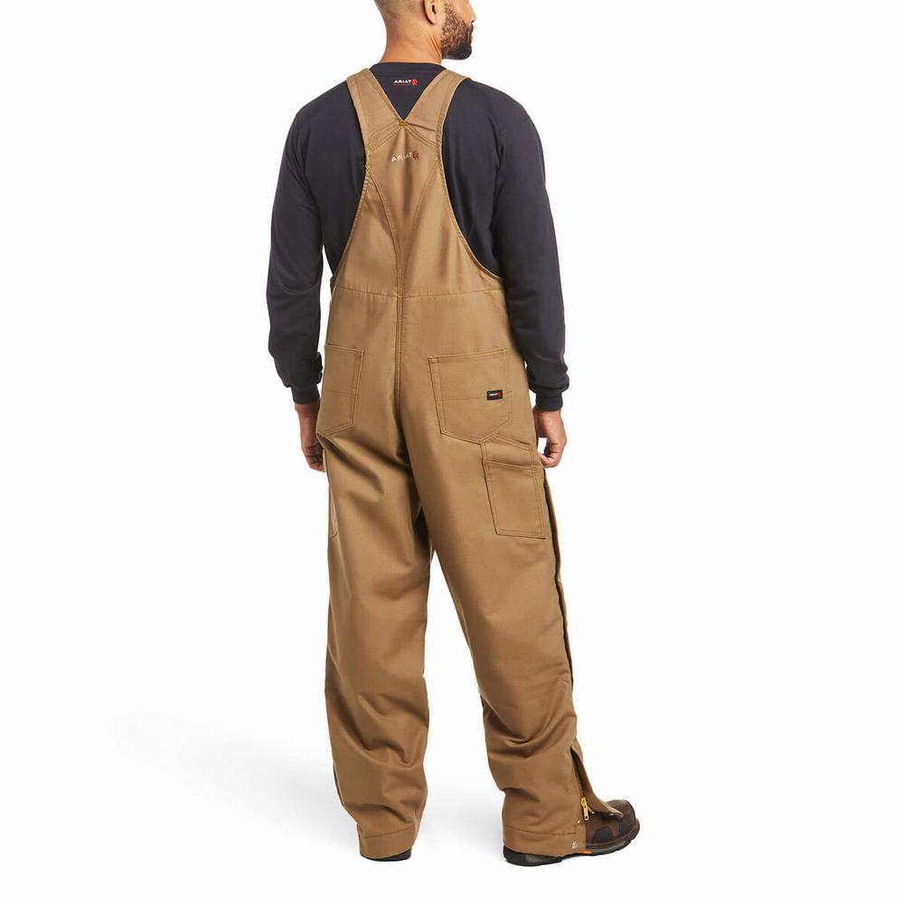 Pantaloni Ariat FR Insulated Overall 2.0 Uomo Khaki | IT831DLSV