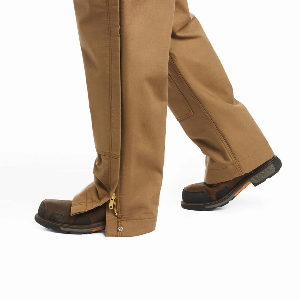 Pantaloni Ariat FR Insulated Overall 2.0 Uomo Khaki | IT831DLSV