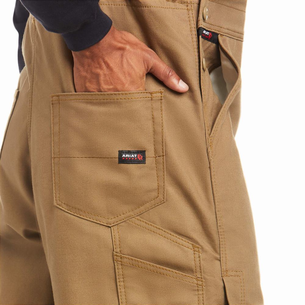 Pantaloni Ariat FR Insulated Overall 2.0 Uomo Khaki | IT831DLSV