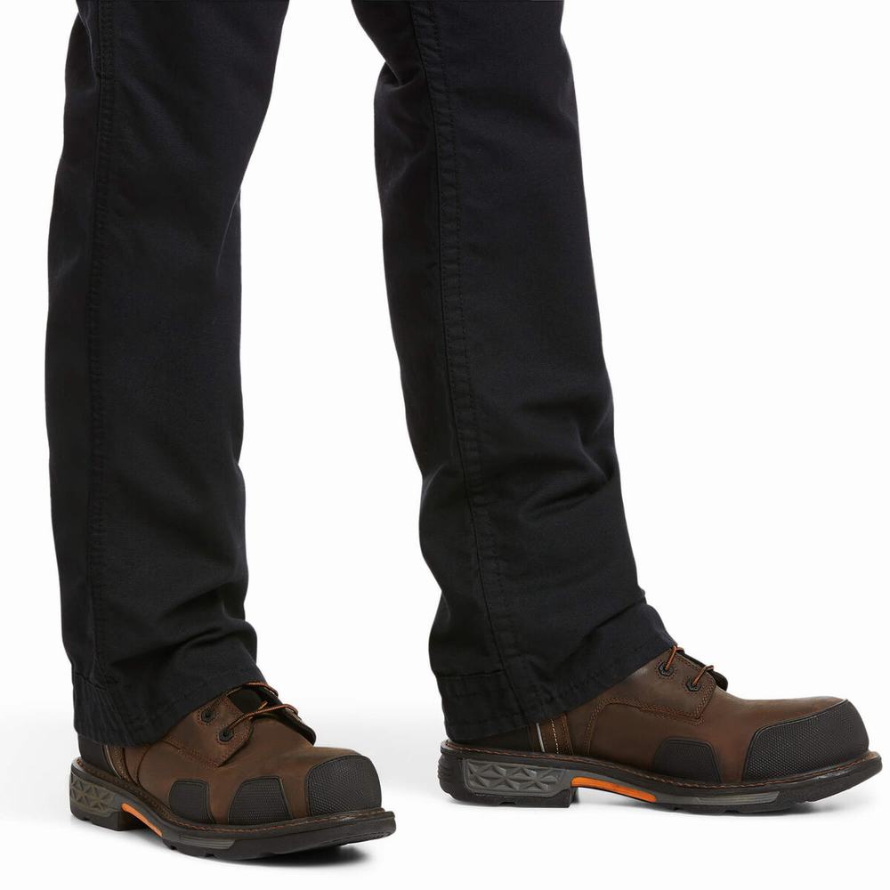 Pantaloni Ariat FR M4 Relaxed Workhorse Cut Uomo Nere | IT139PCDA