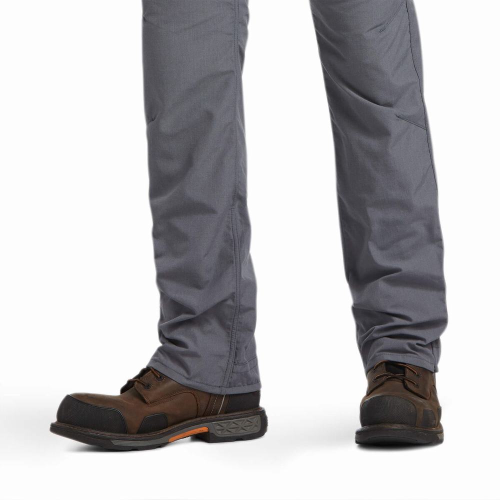 Pantaloni Ariat FR M5 DuraLight Ripstop Uomo Grigie | IT157VOQH