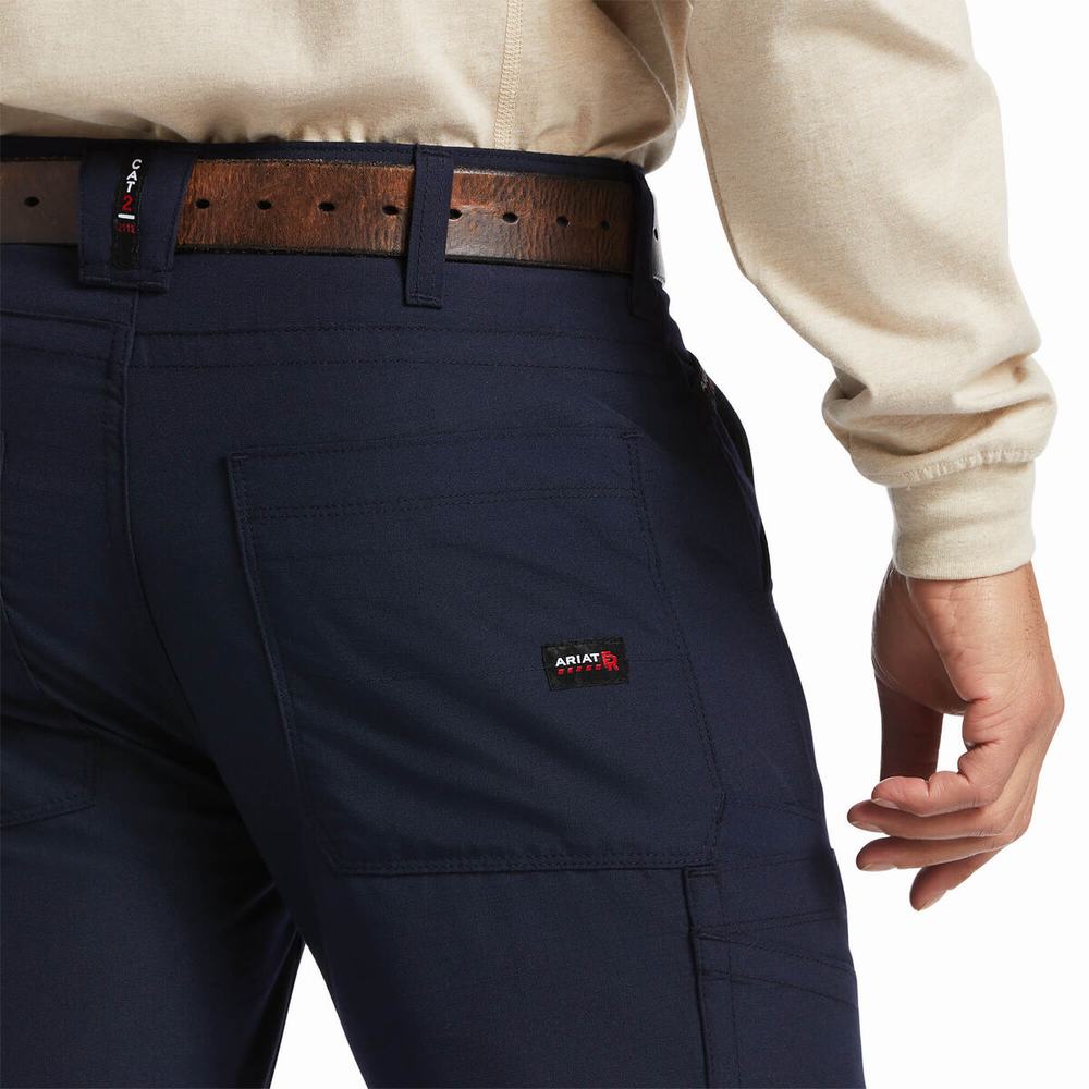 Pantaloni Ariat FR M5 DuraLight Ripstop Uomo Blu Marino | IT863VQMT