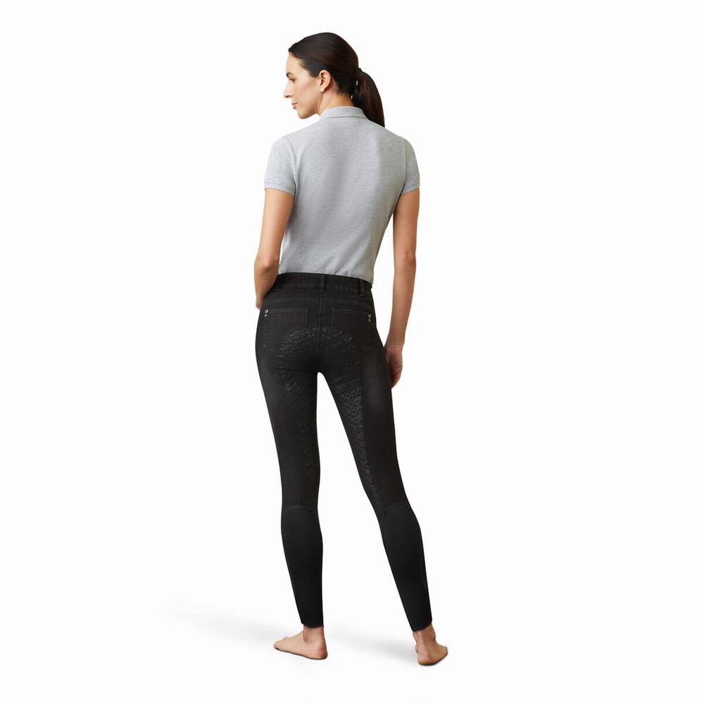 Pantaloni Ariat Halo B Full Seat Breech Donna Nere | IT509YTSO