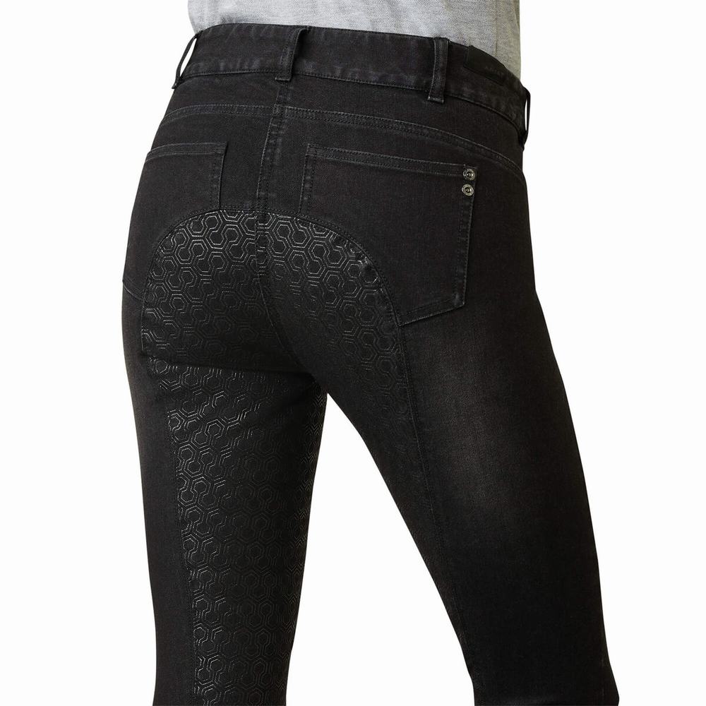 Pantaloni Ariat Halo B Full Seat Breech Donna Nere | IT509YTSO