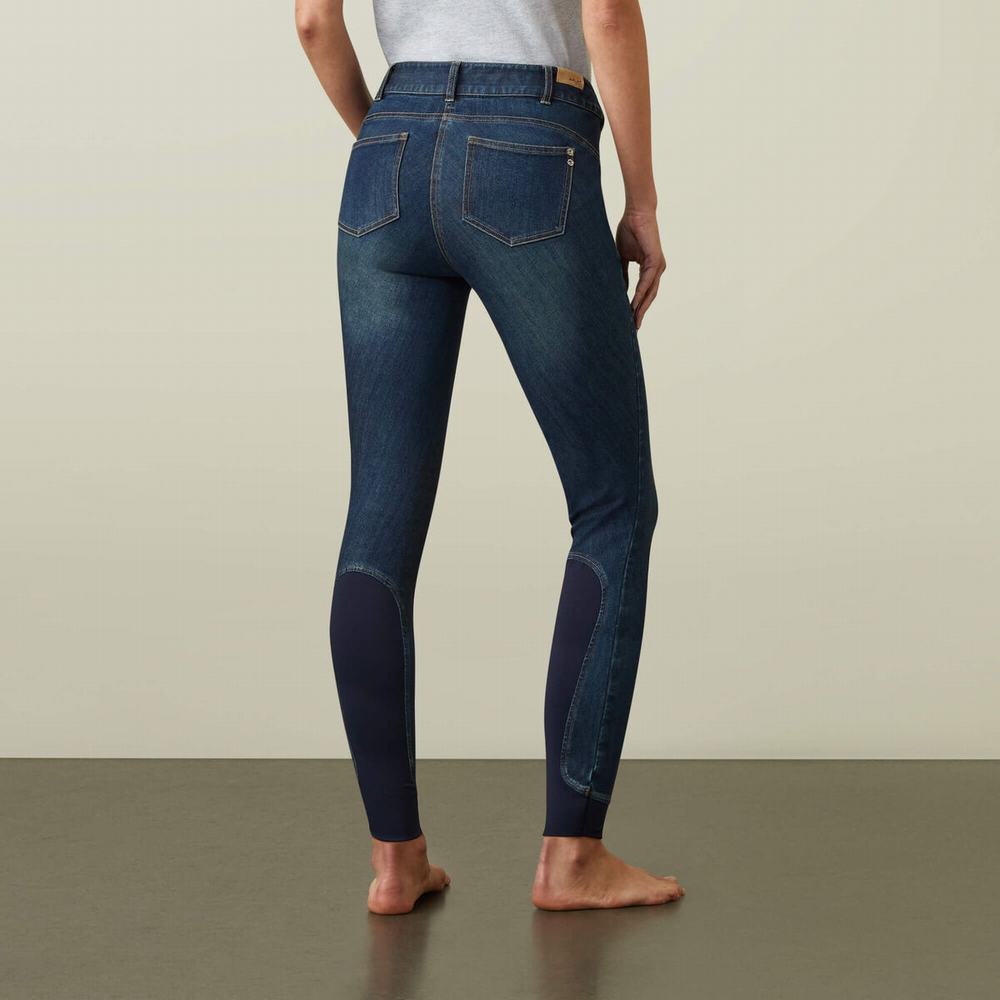 Pantaloni Ariat Halo Donna Blu | IT016SPVL