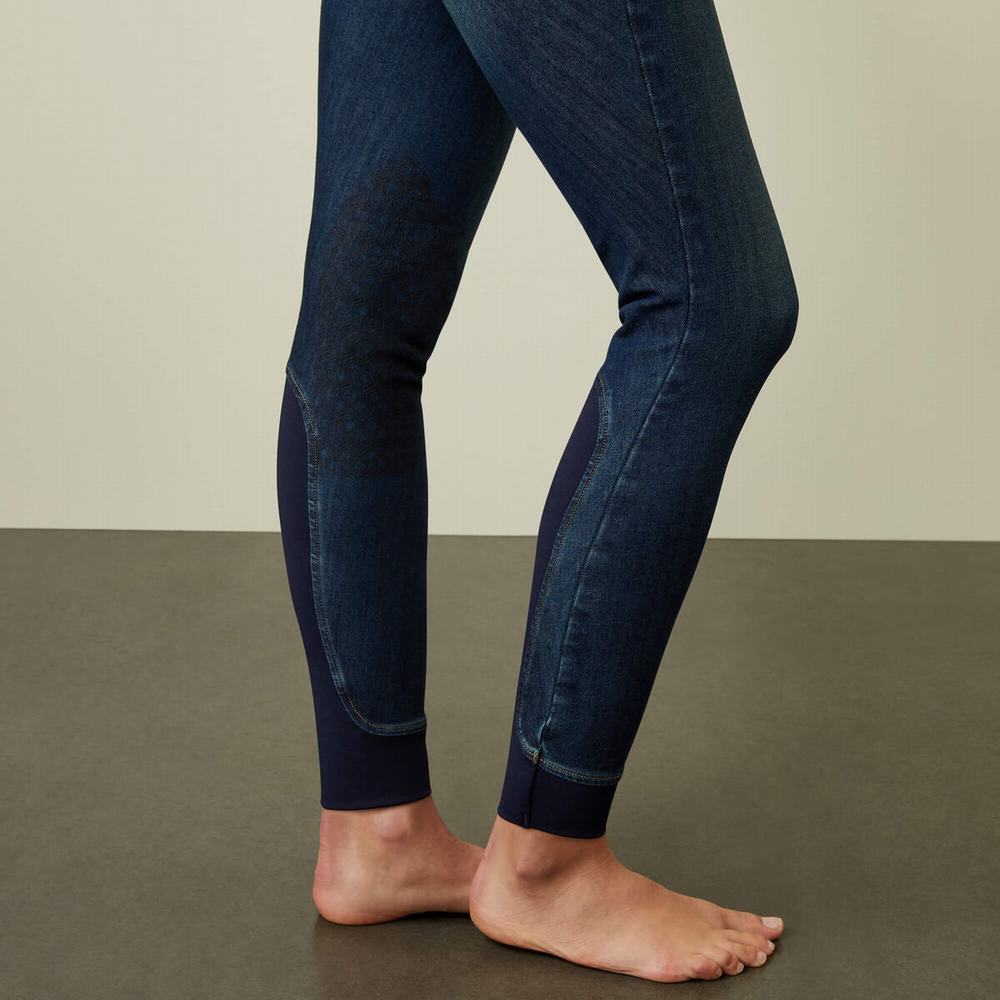 Pantaloni Ariat Halo Donna Blu | IT016SPVL