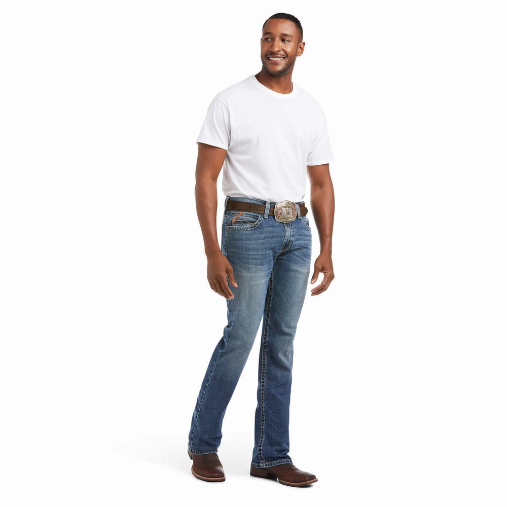 Pantaloni Ariat M2 Relaxed Stretch Riverside Stackable Cut Uomo Colorate | IT194OMCG