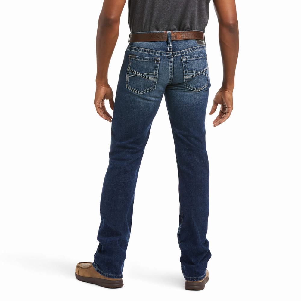 Pantaloni Ariat Online Italia - Ariat M7 Rocker Stretch 3D Grafton Uomo  Verdi Profondo Lavaggio