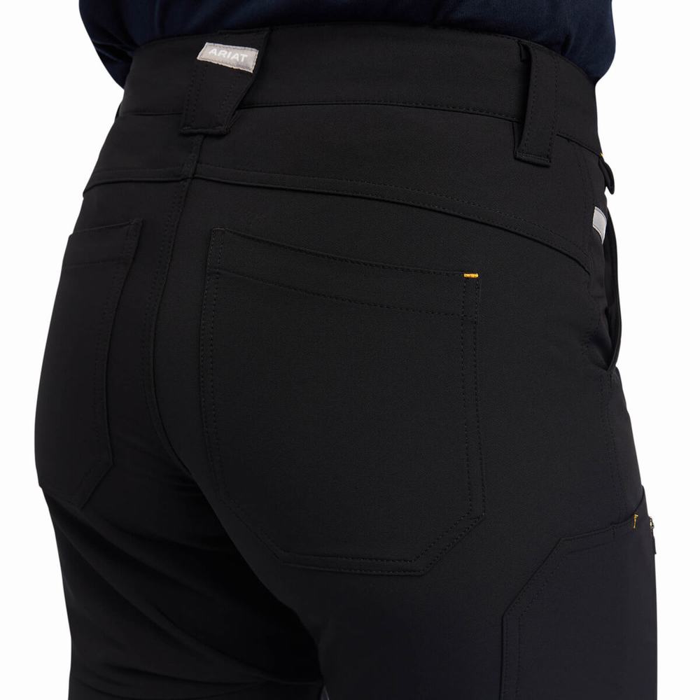 Pantaloni Ariat Rebar DuraStretch DriTEK Softshell Donna Nere | IT708HKIE