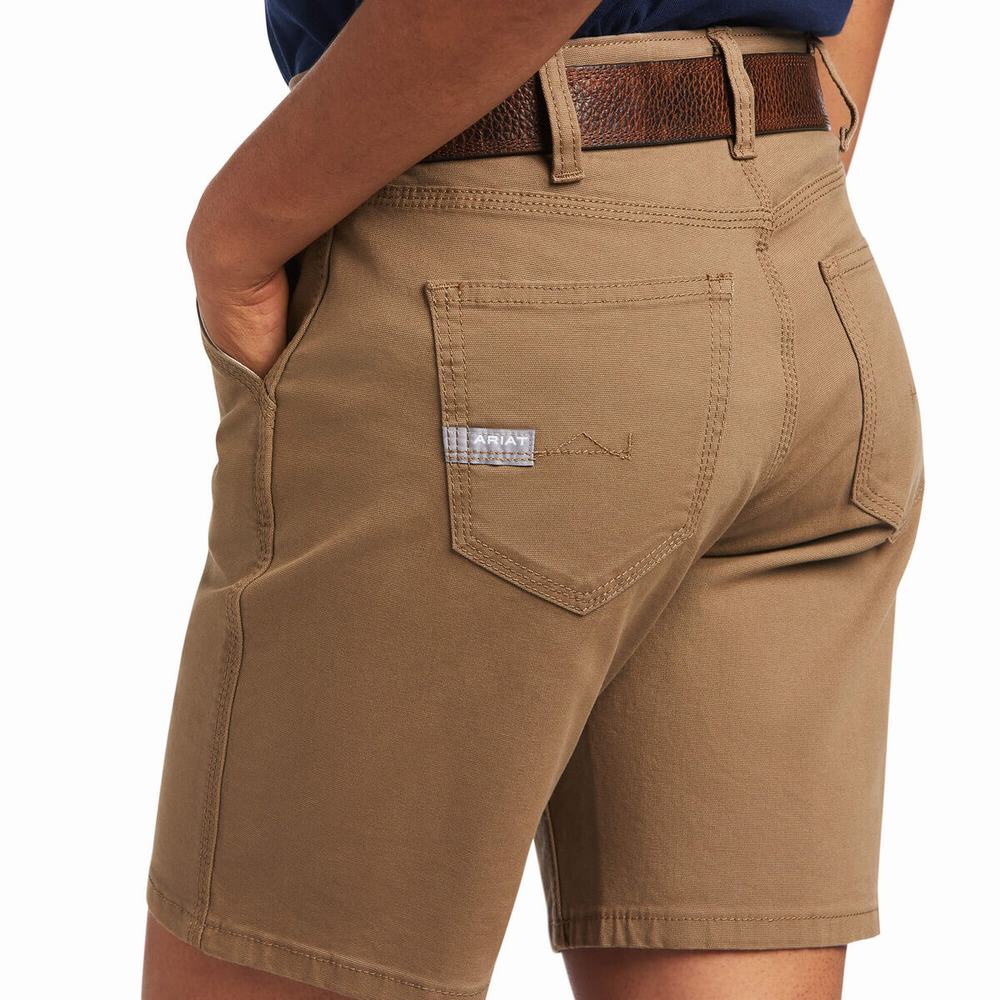 Pantaloni Ariat Rebar DuraStretch Made Tough Donna Khaki | IT103CGBH