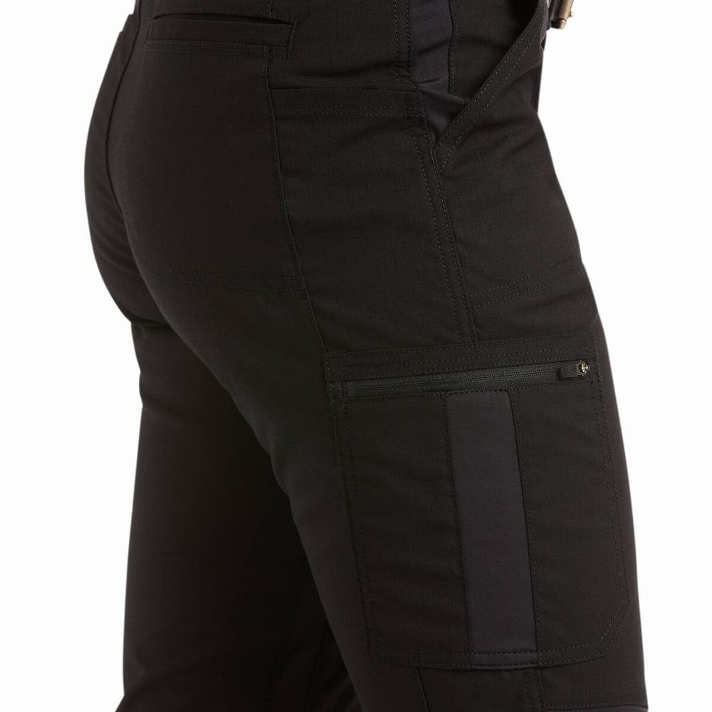 Pantaloni Ariat Rebar DuraStretch Ripstop Cargo Leg Donna Nere | IT752DIPE