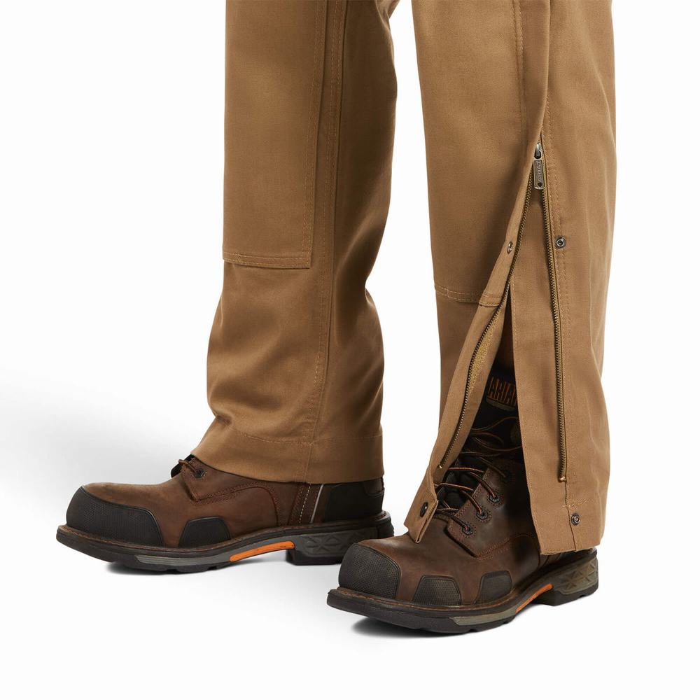 Pantaloni Ariat Rebar Duracanvas Unlined Uomo Khaki | IT705HYAR