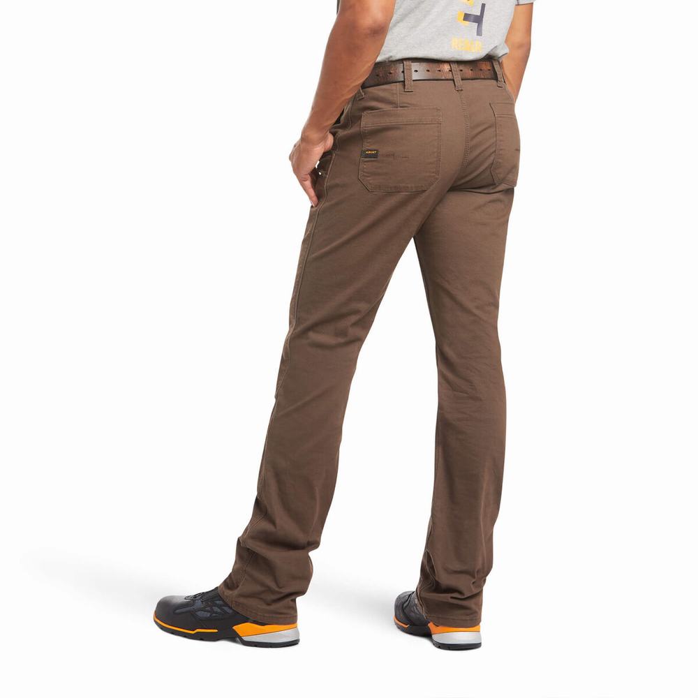 Pantaloni Ariat Rebar M4 Low Rise DuraStretch Made Tough Double Front Uomo Colorate | IT156LJBA