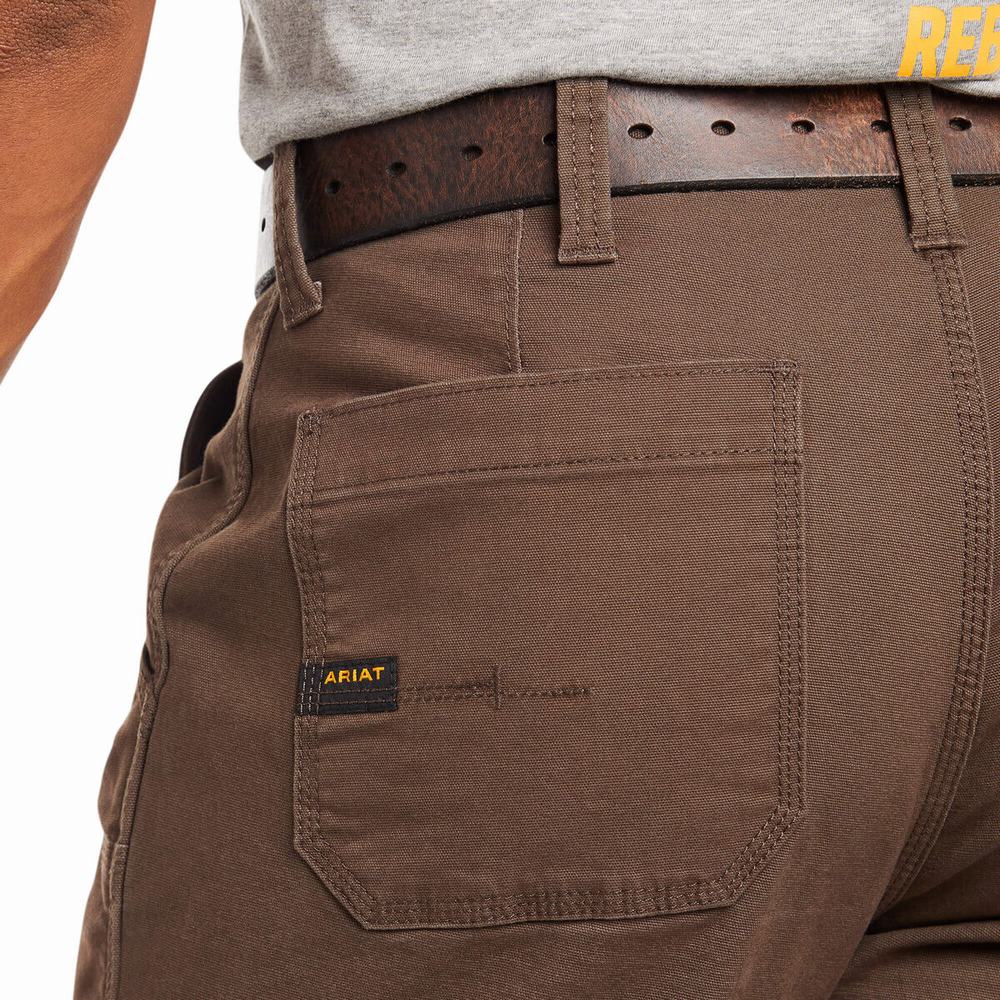 Pantaloni Ariat Rebar M4 Low Rise DuraStretch Made Tough Double Front Uomo Colorate | IT156LJBA