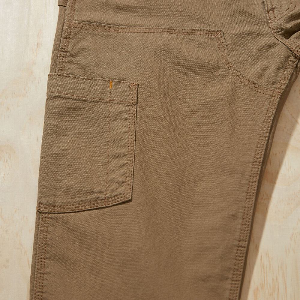 Pantaloni Ariat Rebar M4 Low Rise DuraStretch Made Tough Double Front Uomo Khaki | IT495PKGD