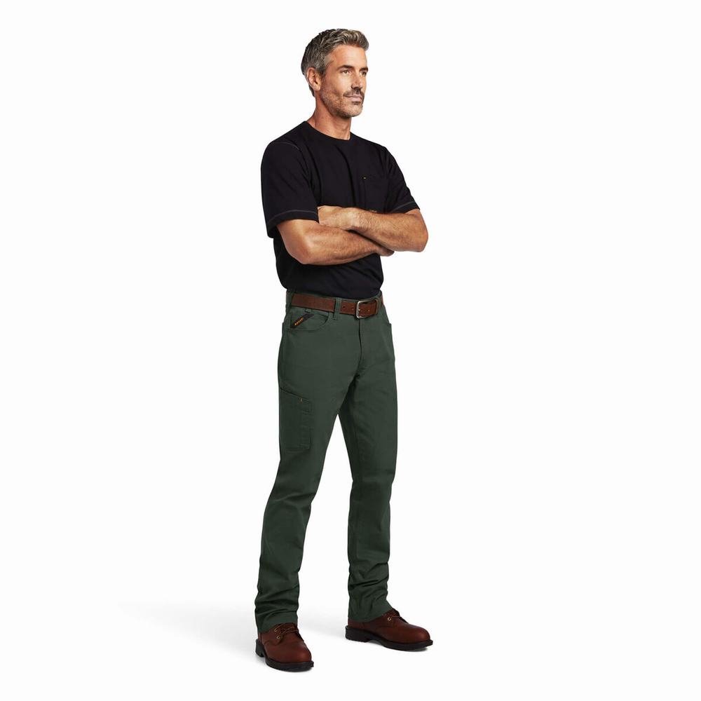 Pantaloni Ariat Rebar M4 Low Rise DuraStretch Made Tough Uomo Colorate | IT762PHZE