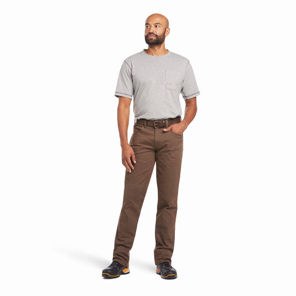 Pantaloni Ariat Rebar M4 Low Rise DuraStretch Made Tough Uomo Colorate | IT864VOKD