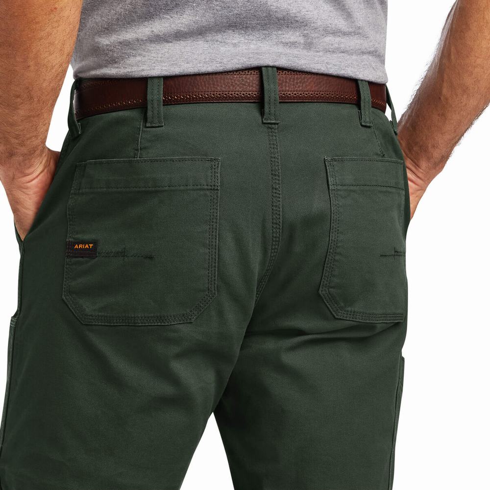 Pantaloni Ariat Rebar M4 Low Rise DuraStretch Made Tough Double Front Uomo Colorate | IT935AVTX