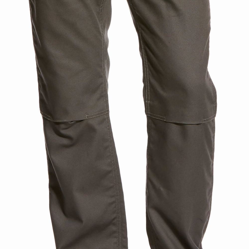 Pantaloni Ariat Rebar M4 Relaxed DuraStretch Tela 5 Pocket Cut Uomo Grigie | IT751LPFO