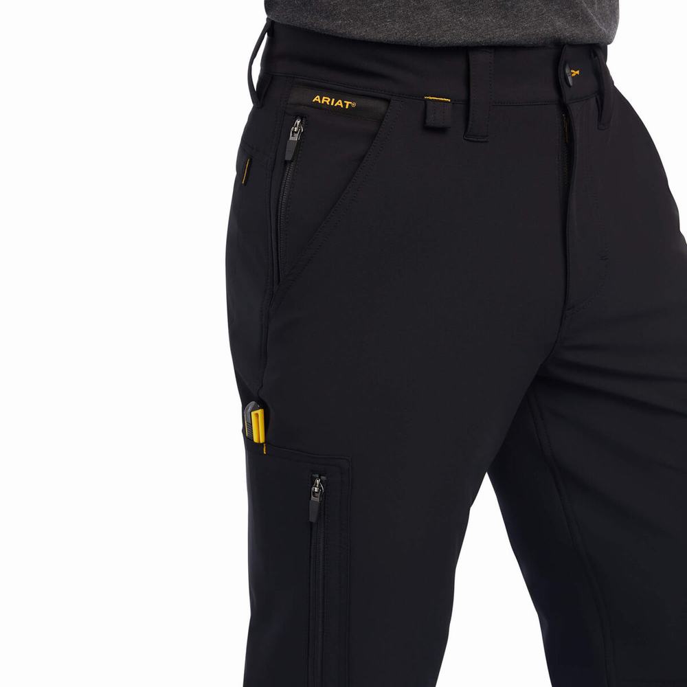 Pantaloni Ariat Rebar M5 DuraStretch DriTEK Softshell Uomo Nere | IT382HOWN