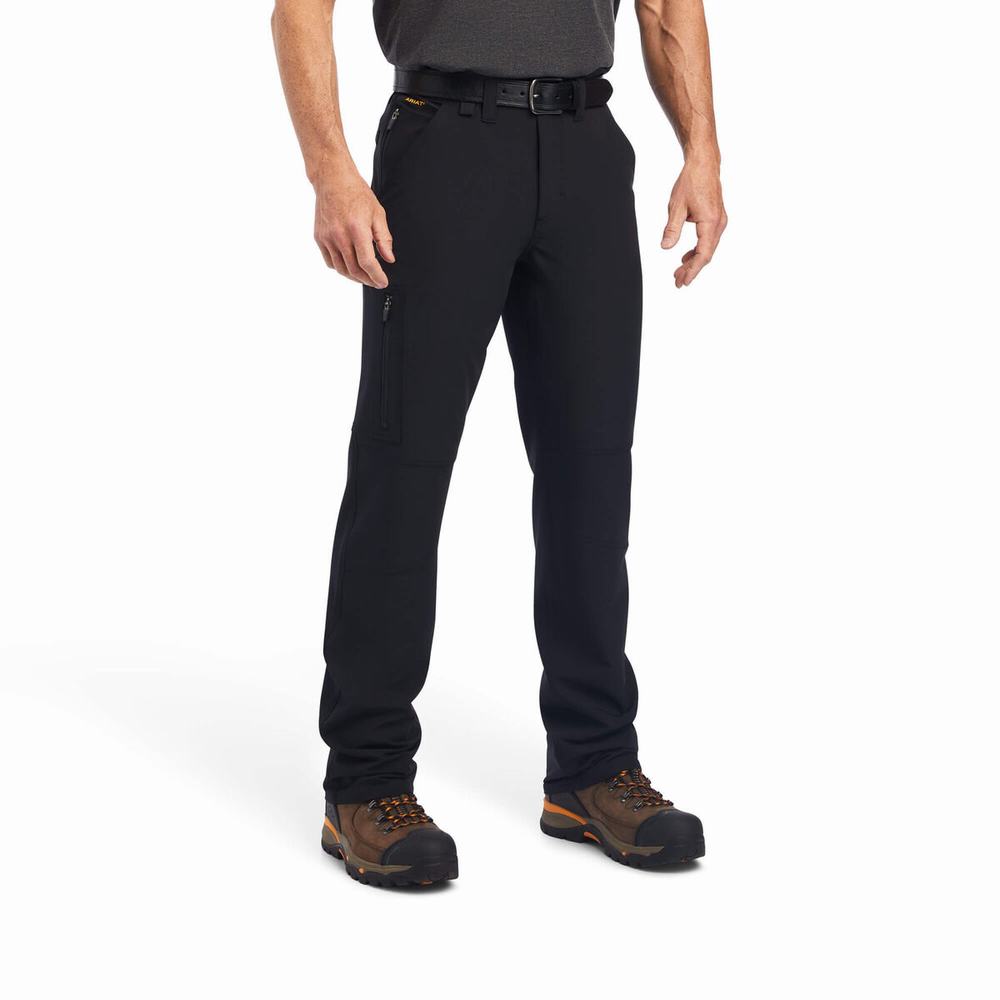 Pantaloni Ariat Rebar M5 DuraStretch DriTEK Softshell Uomo Nere | IT382HOWN